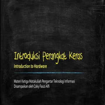 M04 introduksi perangkat keras