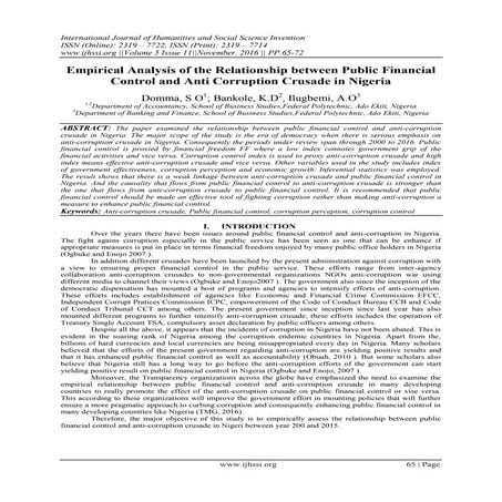 Accountability and corruption in public organization | DOCX
