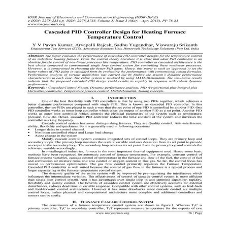 Temperature Control System Using Pid Controller | PPTX