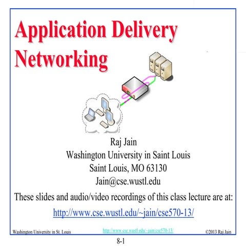 Application Delivery Networking
