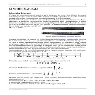 M0c1 insiemi numerici