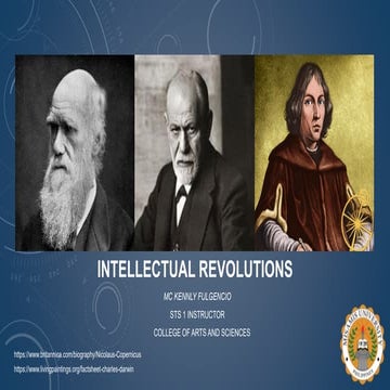 Intellectual Revolutions | PPTX