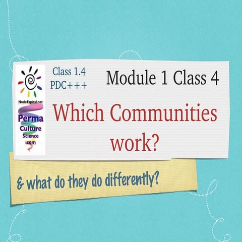 PDC+++ Module 1 Class 4