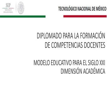 M1 actividad 3.1 - Presentación dimensión académica