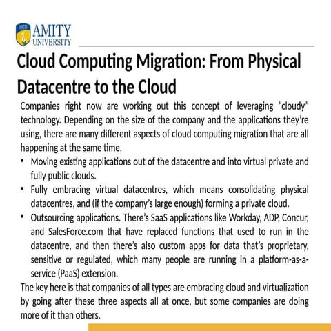 M1 - Migration of Physical Data Center to Cloud Computing.pptx