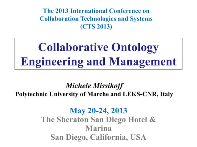 M1. sem web & ontology introd