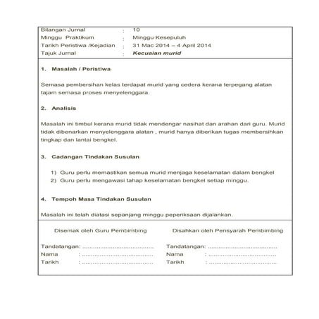 Contoh penulisan catatan | PDF
