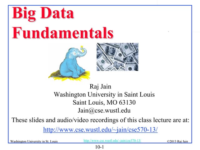 Big Data Fundamentals