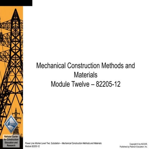 Module Twelve - Mechanical Construction Methods and Materials - NCCER ...