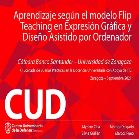 Aprendizaje según el modelo Flip Teaching en Expresión Gráfica y Diseño Asist...