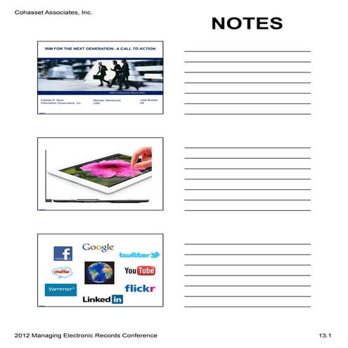  M12S13 - RIM for the Next Generation: A Call to Action