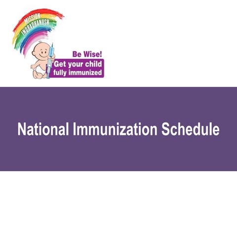 National Immunization Schedule | PPTX