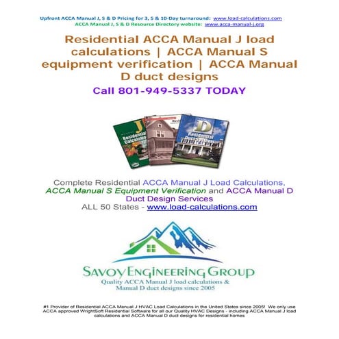 The third step – Sizing HVAC duct work using ACCA Manual D duct design