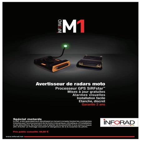 INFORAD M1 - Fiche produit | PDF