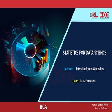 Statistics for data science -introduction and data collection methods
