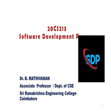 SOFTWARE DEVELOPMENT PROCESS - INTRODUCTION | PPTX