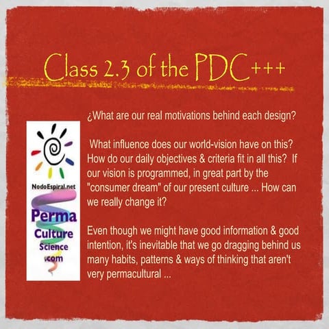 PDC+++ Module 2 Class 3 Visioning