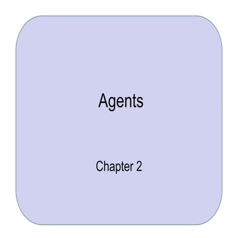 Intelligent Agent PPT ON SLIDESHARE IN ARTIFICIAL INTELLIGENCE | PDF