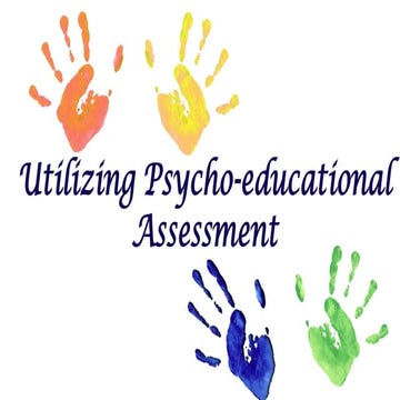 Psychoeducational And Intelligence Assessments – BYAMJ