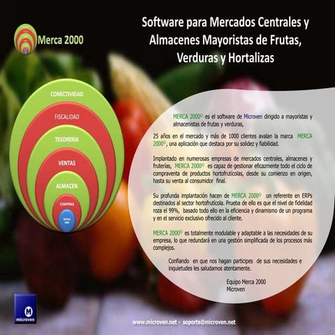 Merca 2000, ERP mercados centrales y almacenes mayoristas de frutas y verduras