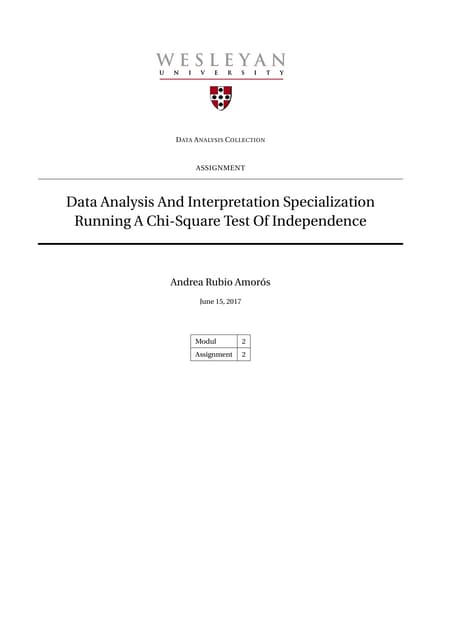 [M2A3] Data Analysis and Interpretation Specialization | PDF
