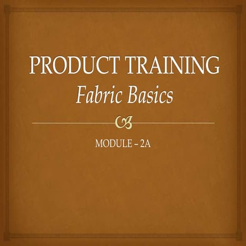Fabric Training for retail staff