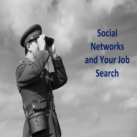 M2C Social Networks and Your Job Search