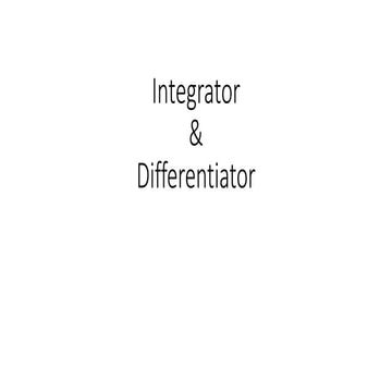 M_2_Integrator(Analog Electronics Integrator Using OP Amps).pptx