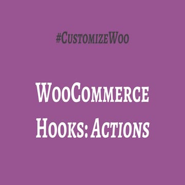WooCommerce actions