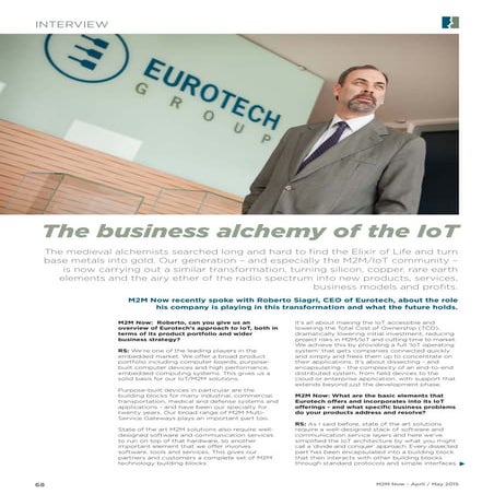 M2M Interview april may 2015