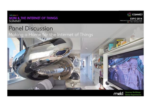 M2M Summit 2014 - Making a home for...