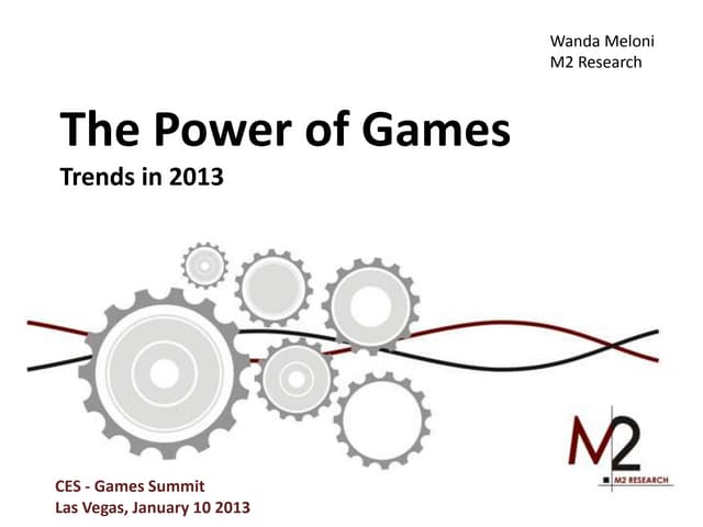 M2 Research: CES Presentation - Gam...