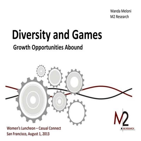 M2 Research - Women's Luncheon at Casual Connect 2013