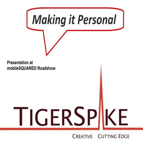 M2 Roadshow Nic Newman Tiger Spike