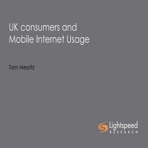 M2 Roadshow Tom Meyritz Lightspeed Research