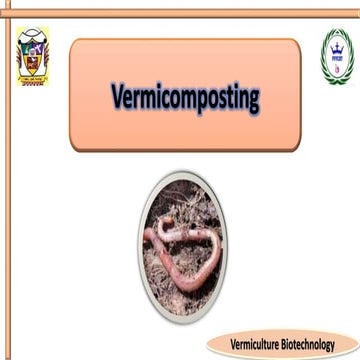 Methods of Vermicomposting