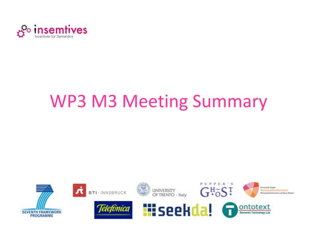 M3.wp3.summary.of.meeting