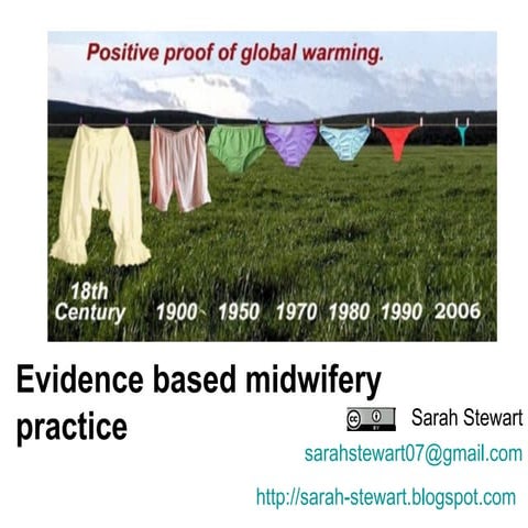 What is evidence-based midwifery?