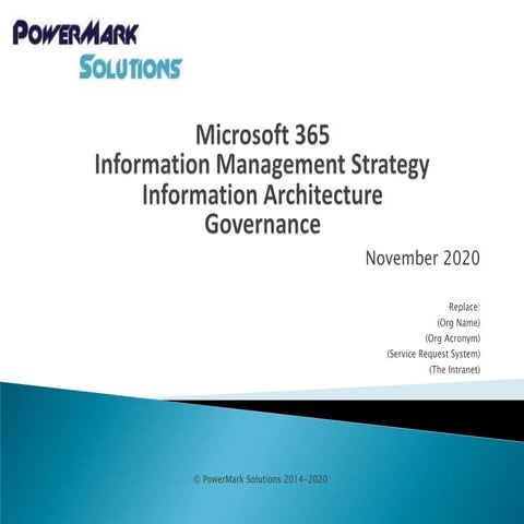 M365 edrm information management strategy