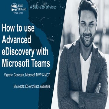 How to use Advanced eDiscovery for Microsoft Teams