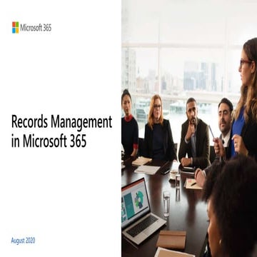 M365 Records Management Community Webinar