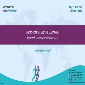M365 Virtual Marathon - Microsoft Teams Governance