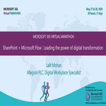 M365 virtual marathon -  Lalit Mohan 