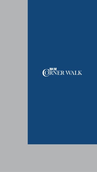 M3M corner walk brochure