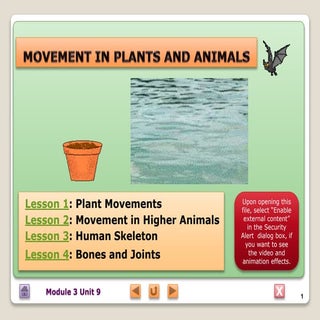 Biology M3 Movement in plants and a...