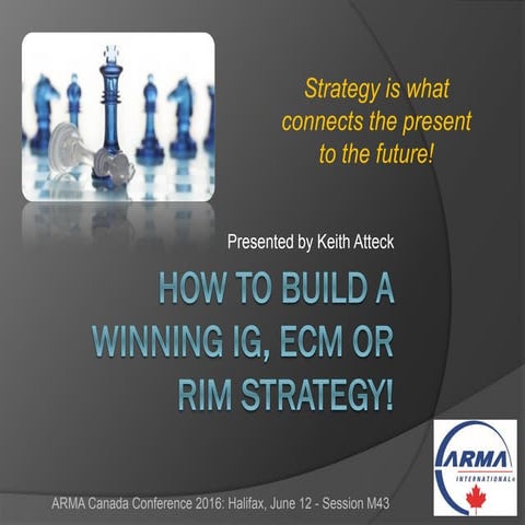 M43   how to build a winning ig, ecm or rim strategy - keith atteck