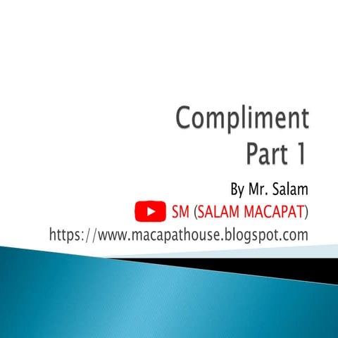 KELAS 10 SMA WAJIB PERTEMUAN 4// compliment