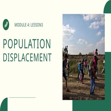 Understanding Population Displacement: Causes, Consequences, and ...