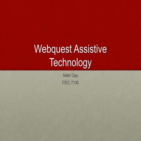 Assistive Presentation