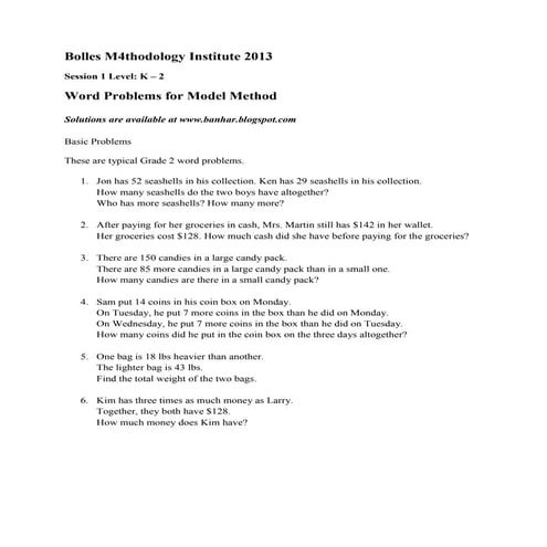 PSLE 2011 Maths | PPTX